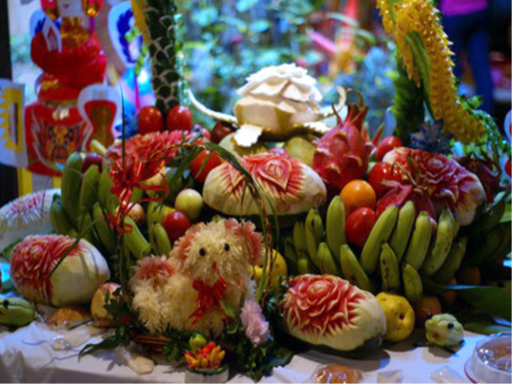 Mâm ngũ quả ngày tết được trình bày đẹp nhất Mâm ngũ quả ngày tết được trình bày đẹp nhất