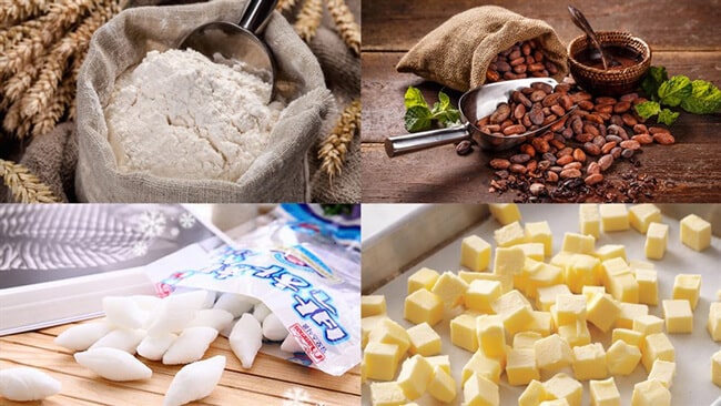 Chuẩn bị nguyên liệu làm bánh kem vị ѕocola