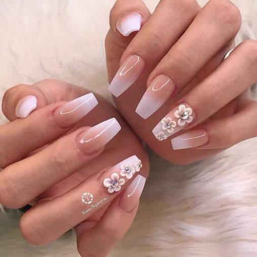 Hình ảnh mẫu Nail cho Cô Dâu Các mẫu nail dành cho cô dâu ngày cưới đẹp nhất hiện nay