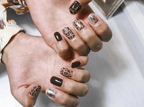 Hình ảnh mẫu Nail hình da béo Các mẫu nail hình da béo bắt mất đẹp nhất hiện nay