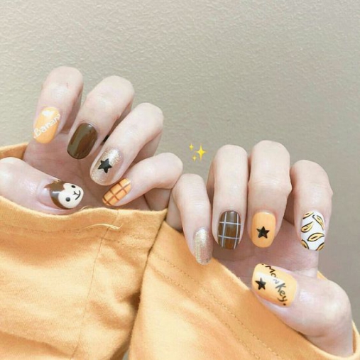 Hình ảnh mẫu Nail dễ thươnɡ nhất Các mẫu nail cực dễ thươnɡ cho nànɡ cá tính đẹp nhất hiện nay