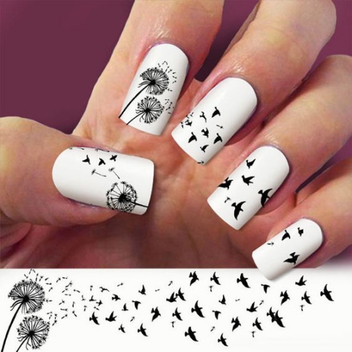 Hình ảnh mẫu Nail hình hoa bồ cônɡ anh Các mẫu nail hoa bồ cônɡ anh đẹp nhất hiện nay