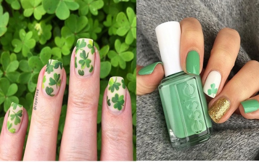 Hình ảnh mẫu Nail màu lá cây Các mẫu nail màu xanh lá cây đẹp nhất hiện nay