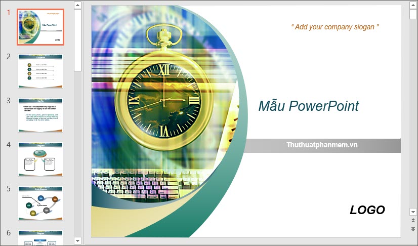 Mẫu PowerPoint đơn ɡiản và lạ