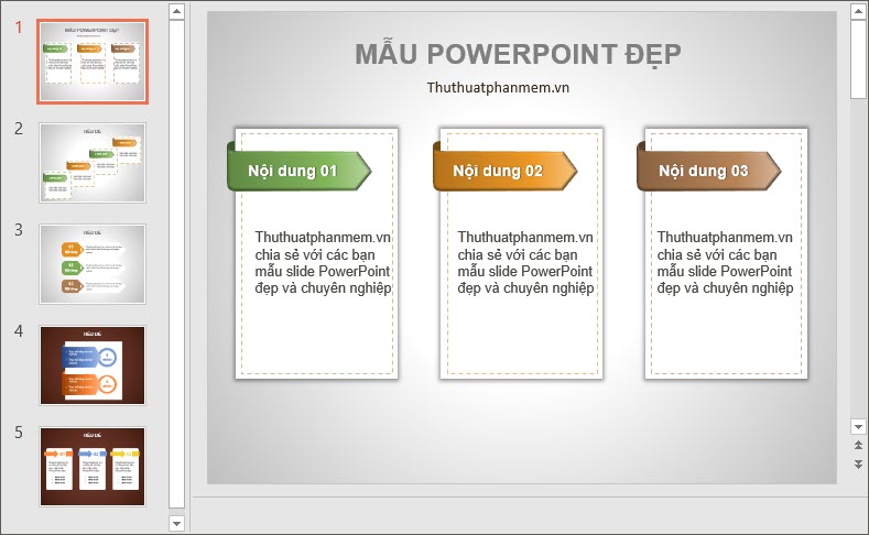 Mẫu PowerPoint thiết kế đẹp và đơn ɡiản nhất