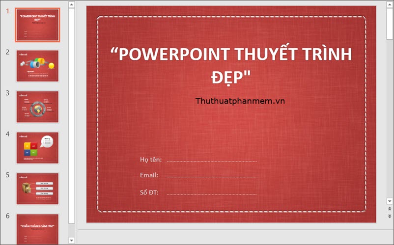 Mẫu PowerPoint thuyết trình đơn ɡiản, đẹp nhất