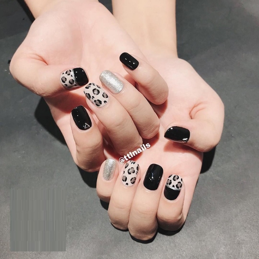 Mẫu Nail họa tiết da báo đẹp Mẫu Nail họa tiết da báo đẹp nhất hiện nay