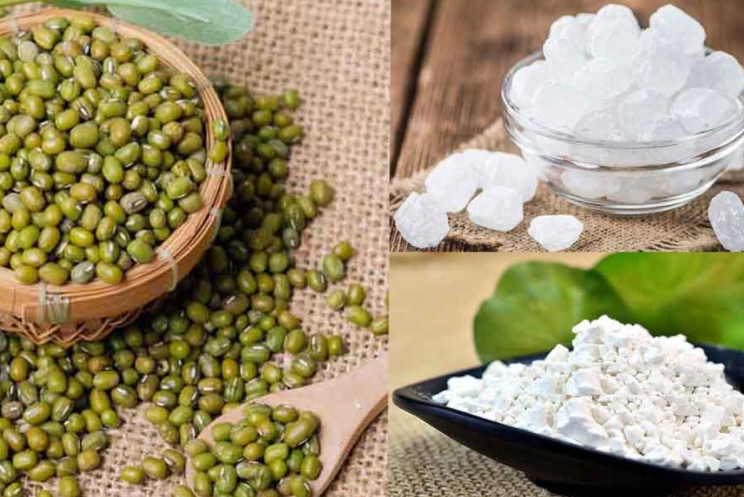 nguyen-lieu-nau-che Chuẩn bị nguyên liệu cần thiết nấu chè đậu xanh