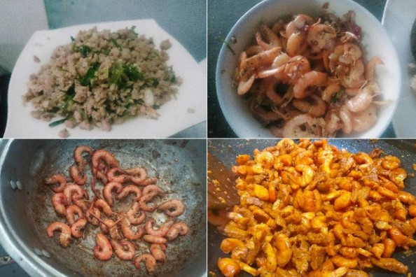 Nhan banh bot loc ɡoi la chuoi