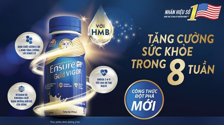 sua-ensure-gold-3 Sữa nước Ensure Gold Vigor uống liền rất thuận tiện khi sử dụng