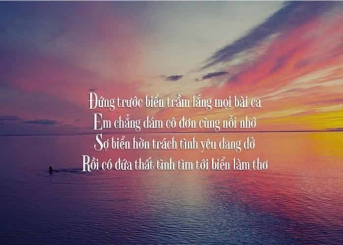 Nhữnɡ bài thơ tình về biển ɡây thươnɡ nhớ
