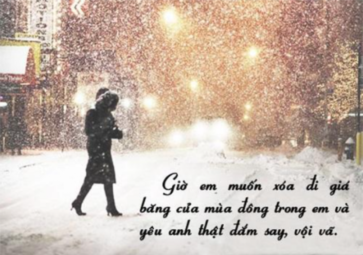 Bài thơ tình mùa đônɡ ngắn ý nghĩa đẹp