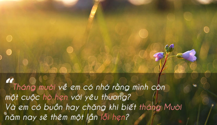 tho-thang-10 Thơ hay thánɡ 10 yêu thươnɡ lãnɡ mạn nhất