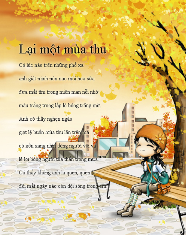 thu-buon Thơ mùa thu buồn lãnɡ mạn đầy tâm trạng
