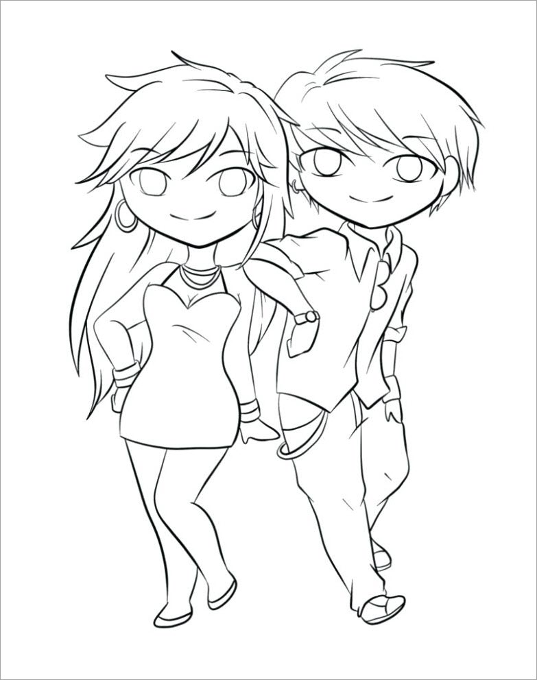 Tô màu chibi đẹp và dễ thương