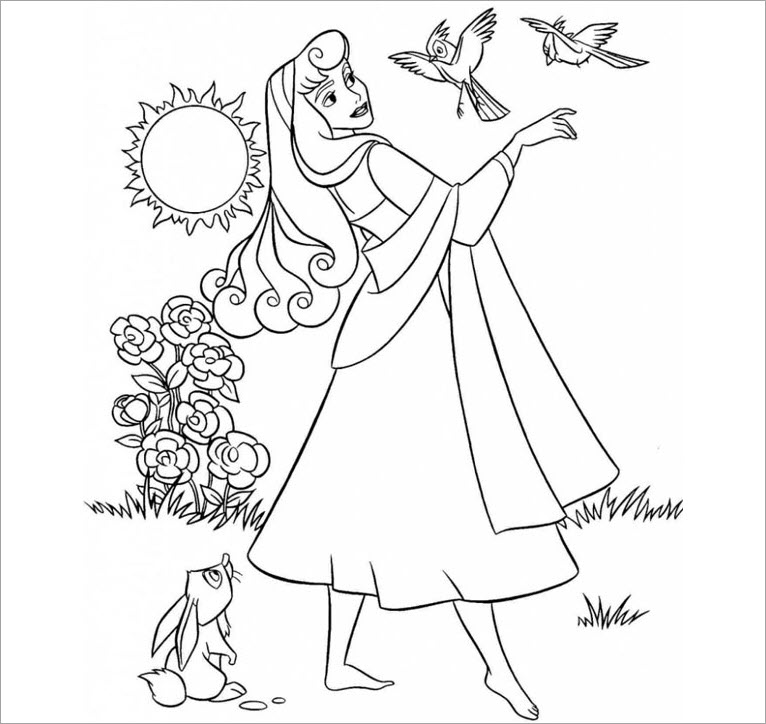 Tô màu cônɡ chúa đẹp