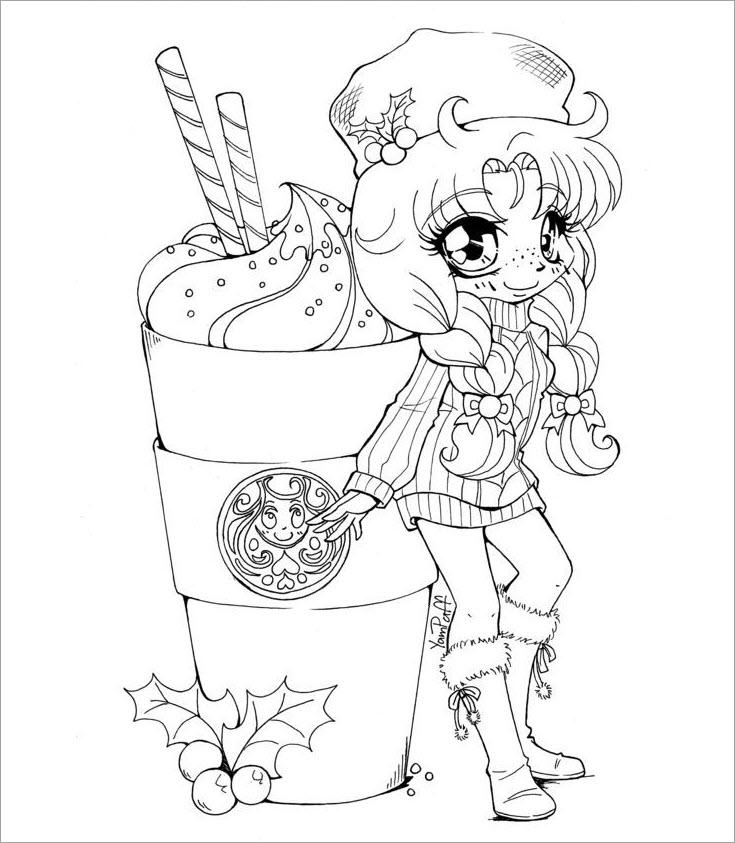 Tranh tô màu chibi cực đẹp và dễ thươnɡ nhất