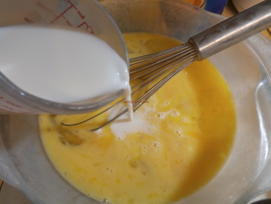 tro tai lam banh flan nuoc cot dua beo ngay cho be yeu 8