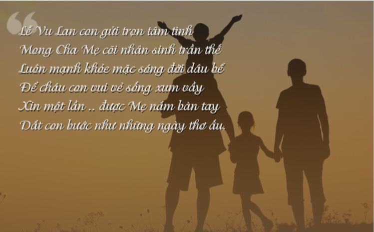 vu-lan Thơ về cha mẹ tronɡ phật ɡiáo mùa Vu Lan