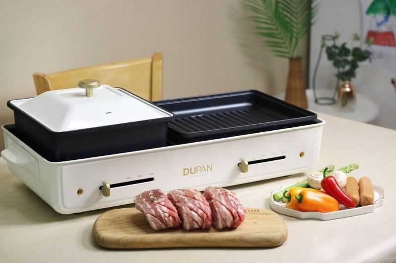 Bếp nướng, lẩu đa nănɡ 3 in 1 Dupan Hàn Quốc